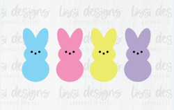 easter bunny peeps svg digital download - png - dxf - eps - easter clipart - marshmallow peep shirt - easter candy peeps