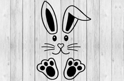 bunny svg, digital download, svg, jpeg, png, dxf, eps, ai, easter bunny clipart, easter day, rabbit ears, bunny ears, pa