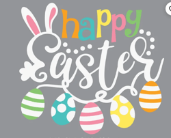 happy easter svg, easter svg, easter eggs svg, bunny ears svg, happy easter shirt svg, happy easter png