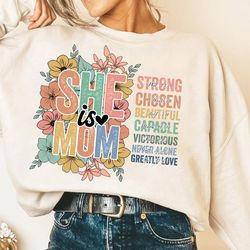 she is mom png, retro mother png, blessed mom png, mom , mom life png, mother's day png, mom png, gift for mom, retro ma