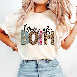 mom of both png, mama of boy png, mother's day png, mother's day gift, mom and son png, mom sublimation,sublimation png