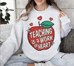 apple teacher png, teaching work of heart png, teacher sublinamation, teach love inspire, teacher gift, glitter design p