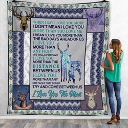 hunting dad fleece blanket  bk3712