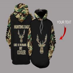 hunting dad personalized us unisex size hoodie