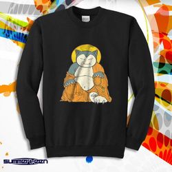 pikachu pokemon budha snorlax men&8217s sweatshirt