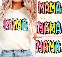 mama dalmantian bundle png, mama doodle png, dalmatian dots, sublimation download, mama leopard, cowhide print mother's