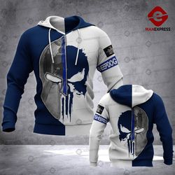 blue soldier new york 3d printed hoodie nqa sheepdog