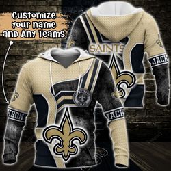 new orleans saints personalized hoodie bg906