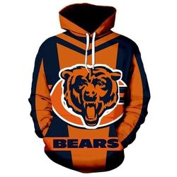 chicago bears limited edition all over print full 3d hoodie