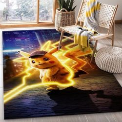 pikachu pokemon v1 area rug living room rug home decor floor decor n98