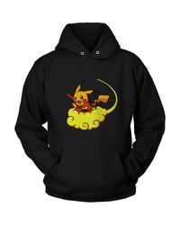pikachu pokemon dragon ball z unisex hoodie