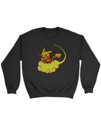 pikachu pokemon dragon ball z sweatshirt
