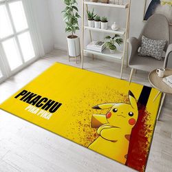 pikachu pokemon anime movies area rug living room rug home decor floor decor n98