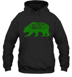papa bear hunting papa family hoodie sweatshirt