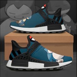 snorlax shoes pokemon custom anime shoes nmd sneakers vh3