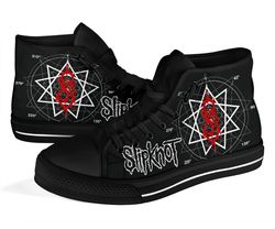 slipknot sneakers rock band high top shoes fan high top shoes va95