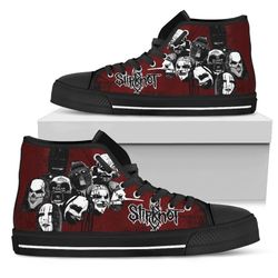 slipknot  sneakers rock band fan high top shoes high top shoes va95