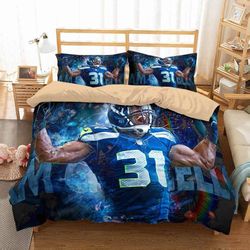 3d customize kam chancellor seattle seahawks bedding set duvet cover set bedroom set bedlinen