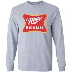 agr miller high life long sleeve t-shirt