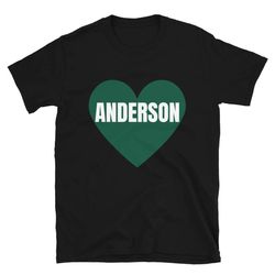 anderson new york football t-shirt, funny unisex love anderson novelty gift shirt