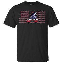 atlanta braves american flag t-shirt men women fan