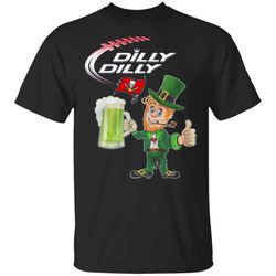 awesome tampa bay buccaneers dilly dilly st patrick&8217s day shirt