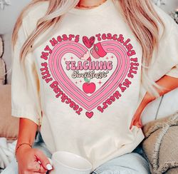 teaching sweethearts shirt, valentines day shirt, teacher valentine shirt, retro valentine shirt, teacher valentine