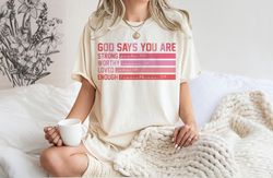 god says you are valentine shirt, jesus valentine shirt, valentine doodle shirt, christian valentine shirt, valentine