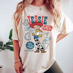 disney toy story jessie cowgirls portrait retro shirt, disney pixar toy story shirt, toy story cowboy wild west shirt