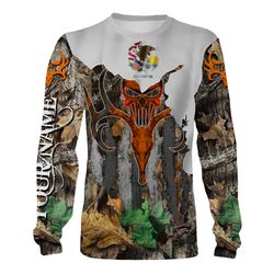 illinois deer hunting deer skull orange camo shirts, personalized deer hunting gifts feb21 &8211 iphw658