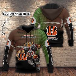 cincinnati bengals personalized hoodie bg966