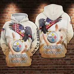 pittsburgh steelers &8211 one nation under god limited hoodie s550
