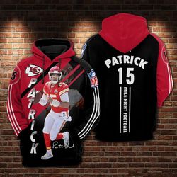 patrick lavon mahomes ii &8211 kansas city chiefs limited hoodie 680