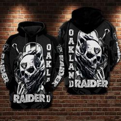 las vegas raiders skull hoodie 2