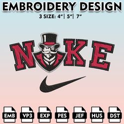 nike austin peay governors machine embroidery files, embroidery designs, ncaa embroidery files, digital download