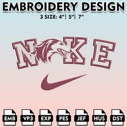 nike southern illinois salukis machine embroidery files, embroidery designs, ncaa embroidery files, digital download