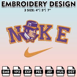 nike evansville purple aces machine embroidery files, embroidery designs, ncaa embroidery files, digital download