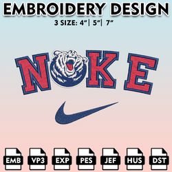 nike belmont bruins machine embroidery files, embroidery designs, ncaa embroidery files, digital download