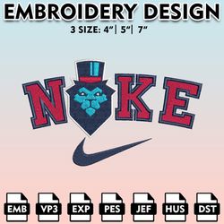nike duquesne dukes machine embroidery files, embroidery designs, ncaa embroidery files, digital download
