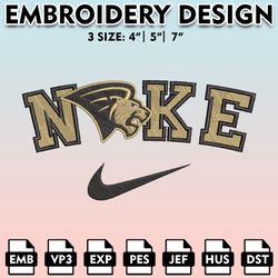nike lindenwood lions machine embroidery files, embroidery designs, ncaa embroidery files, digital download