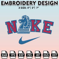 nike fairleigh dickinson knights machine embroidery files, embroidery designs, ncaa embroidery files, digital download