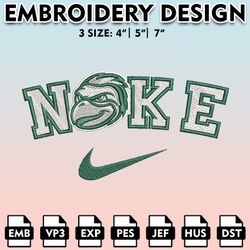 nike green bay phoenix machine embroidery files, embroidery designs, ncaa embroidery files, digital download