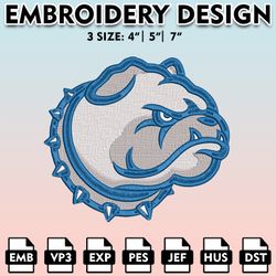 drake bulldogs embroidery files, embroidery designs, ncaa embroidery files, digital download...