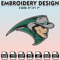 stetson hatters embroidery files, embroidery designs, ncaa embroidery files, digital download...