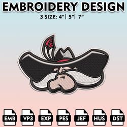 unlv rebels embroidery files, embroidery designs, ncaa embroidery files, digital download..