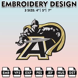 army black knights embroidery files, embroidery designs, ncaa embroidery files, digital download..
