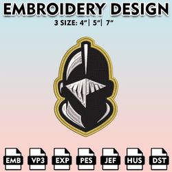army black knights embroidery files, embroidery designs, ncaa embroidery files, digital download...