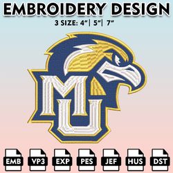 marquette golden eagles embroidery files, embroidery designs, ncaa embroidery files, digital download.