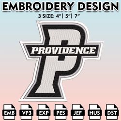 providence friars embroidery files, embroidery designs, ncaa embroidery files, digital download......