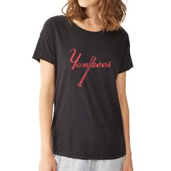 new york yankees baseball logo women&8217s t shirt